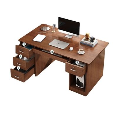 Mesa de oficina ejecutiva de lujo de diseño moderno para el hogar Muebles de oficina Escritorio informático