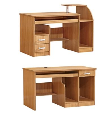 Muebles de oficina contemporáneos 3 cajones Almacenamiento Mesa de escritura para estaciones de trabajo modernas