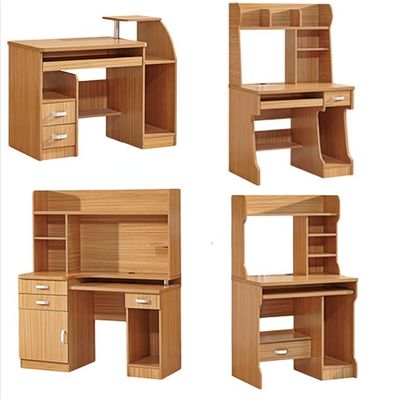 Muebles de oficina contemporáneos 3 cajones Almacenamiento Mesa de escritura para estaciones de trabajo modernas