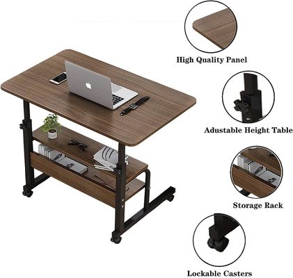 Muebles de oficina para el hogar multifunción Mesa elevadora de madera con diseño ajustable en altura
