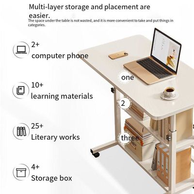 Muebles de oficina para el hogar multifunción Mesa elevadora de madera con diseño ajustable en altura