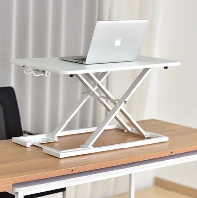 Mesa de elevación de acero inoxidable de pie plegable de altura ajustable Escritorio de computadoras