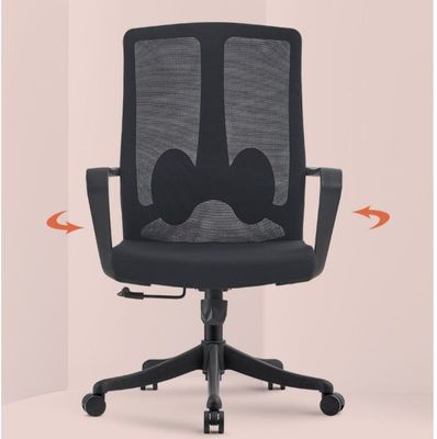 Mesa de oficina de lujo de malla de diseño contemporáneo con malla completa y material de nylon