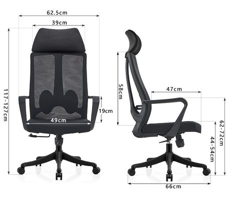 Mesa de oficina de lujo de malla de diseño contemporáneo con malla completa y material de nylon