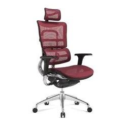 Embalaje de correos Silla de oficina moderna con piernas de madera maciza apoyabrazos y soporte lumbar