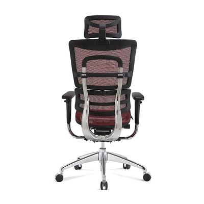 Embalaje de correos Silla de oficina moderna con piernas de madera maciza apoyabrazos y soporte lumbar