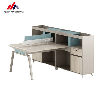 Materiales de estación de trabajo de madera de forma moderna y personalizada para muebles escolares y de oficina