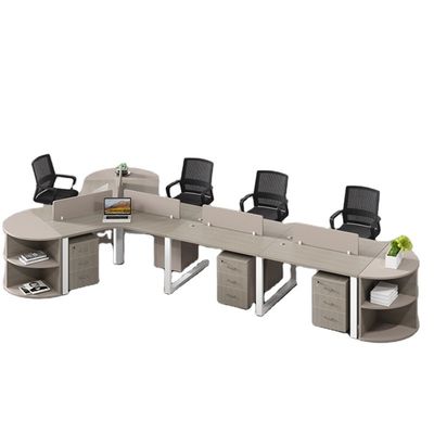 Muebles de oficina CBD Empresa Escritorio de personal con 2/3/6 estaciones de trabajo y combinación de tabiques
