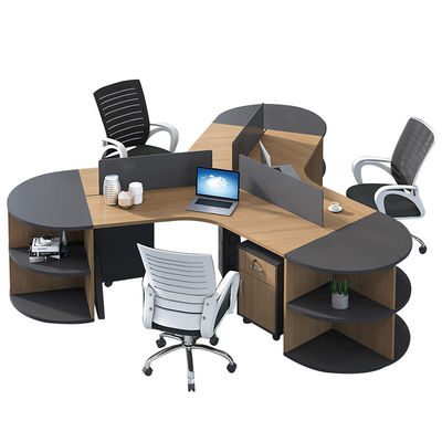 Muebles de oficina CBD Empresa Escritorio de personal con 2/3/6 estaciones de trabajo y combinación de tabiques
