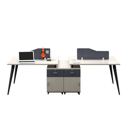 Panel de material principal/vidrio/tejido/acero Escritorio Estación de trabajo Escritorio para muebles personalizados