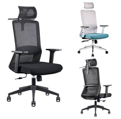 Reverso de malla y asiento acolchado de PU silla de oficina para la oficina de moda de Mike-H