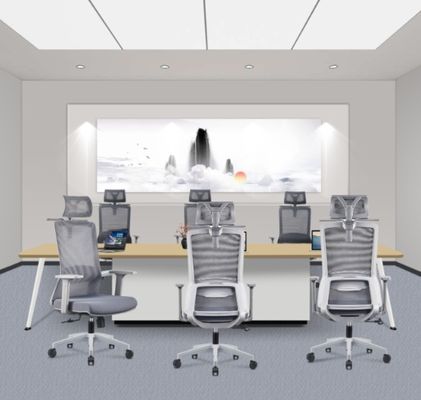 Reverso de malla y asiento acolchado de PU silla de oficina para la oficina de moda de Mike-H