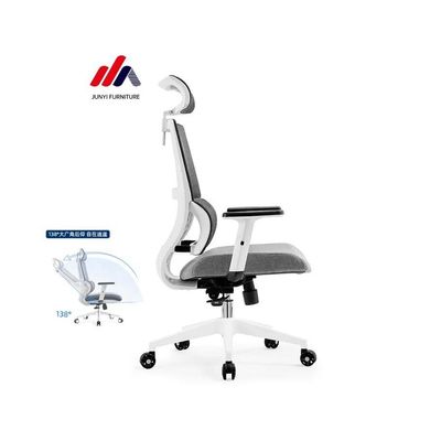 Silla de oficina ejecutiva de marco de metal confortable de malla ergonomía silla de PC para largas horas