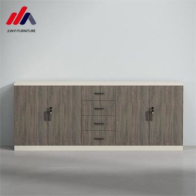 Armario de archivos de madera para instalaciones de ocio y estante de almacenamiento abierto en edificios de oficinas