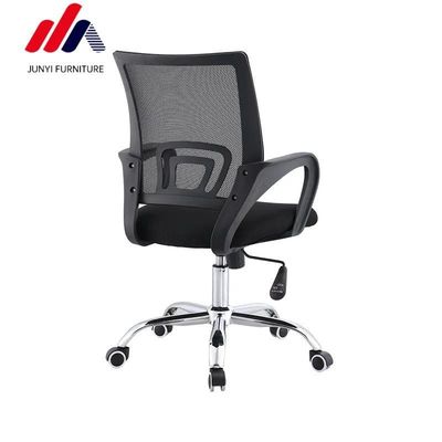 silla de oficina giratoria con malla de elevación de arco negro para asientos cómodos y transpirables