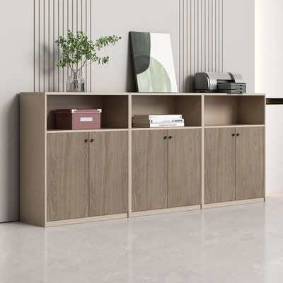 2PCS Armario de archivos OEM E1 Material de melamina Armario de archivos ejecutivos para el hogar y la oficina