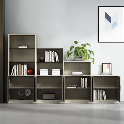 2PCS Armario de archivos OEM E1 Material de melamina Armario de archivos ejecutivos para el hogar y la oficina